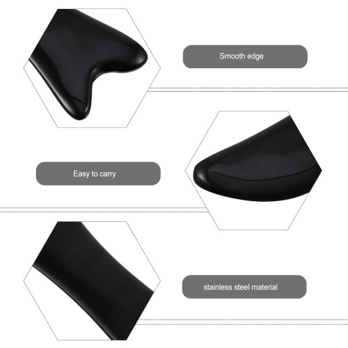 Bull Horn Gua Sha Scraper Facial Board Μασάζ Προσώπου για Σημεία Βελονισμού 2