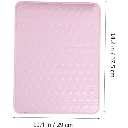 Almofada de unha de couro Almofada de mão e almofada de descanso do pulso das unhas 2pcs 1
