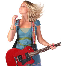 Verstellbarer Gitarrengurt, Ukulelengurt, Leder, atmungsaktiv, knickfest – Zubehör für Musikinstrumente