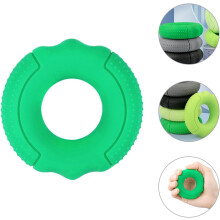 Inel de întărire a prizei, 50 lb, silicon verde închis, textură cu micro-puncte