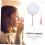 Travel Portable Makeup Mirror Retro Vintage Style Hand Mirror Handle Multiuse 3