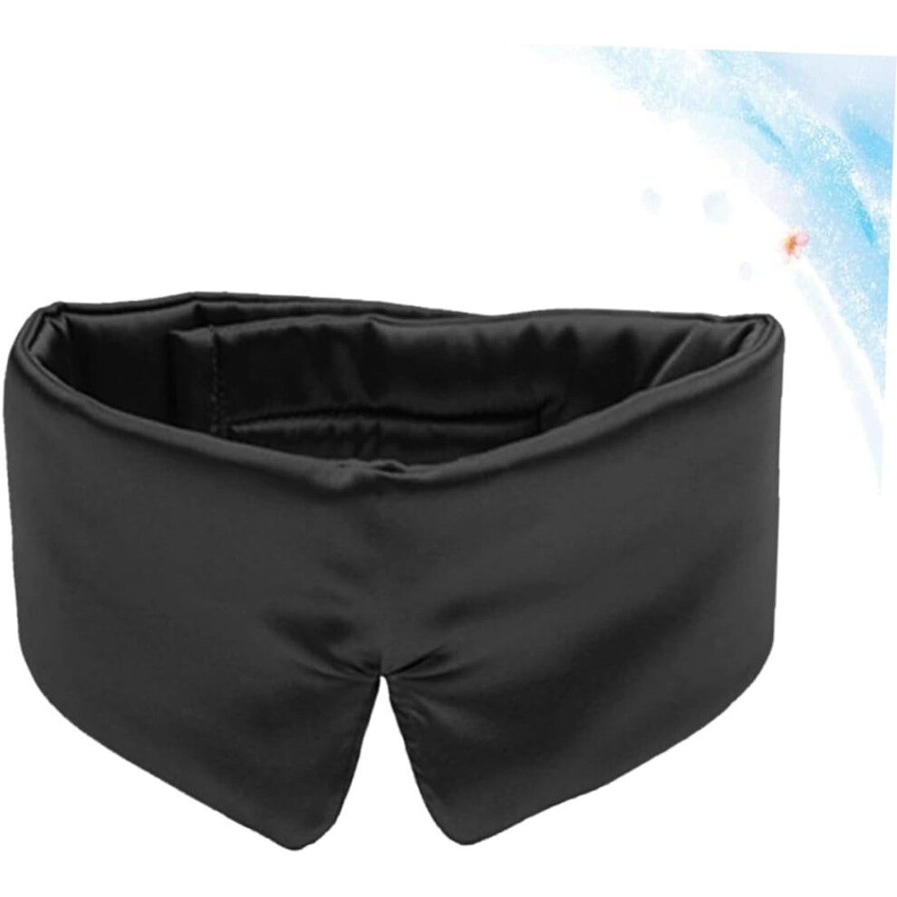 Hkhbjs Silk Sleep Eye Mask Cover Adjustable For Travel Soft Wingless Eyeshade As Sleeping Aid Eye Patch
