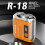 Mini rasoio elettrico con display digitale - Rasoio portatile da viaggio per uomo e donna Orange 3