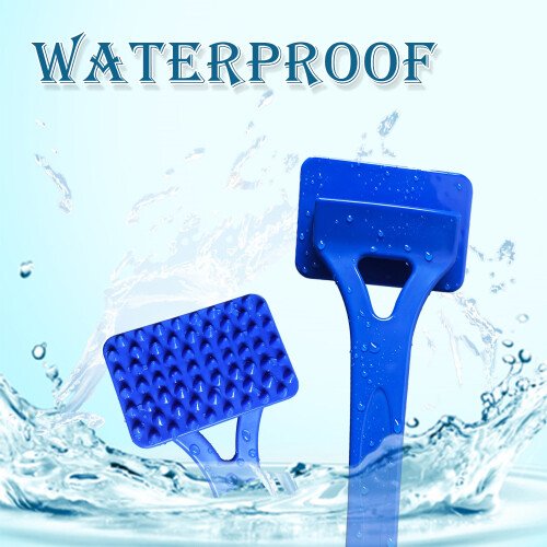 Long Foldable Back Scratcher - Extendable Massage Tool for Itch Relief Blue 1