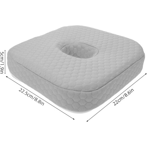 Ear-piercing Pillow Memory Foam Neck Support Pillow for Ear Piercing Care Side Sleeper Hollow Cushion