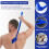 Long Foldable Back Scratcher - Extendable Massage Tool for Itch Relief Blue 4