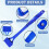 Long Foldable Back Scratcher - Extendable Massage Tool for Itch Relief Blue 5