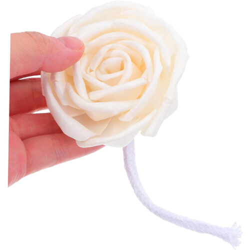 Doftdiffusor med bomullsrep och blomma för eterisk olja 2