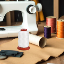 Hilo de bordar portátil soluble en agua, material de costura multifuncional