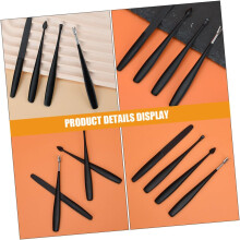 Kit de îngrijire a cuticulelor din oțel inoxidabil (4 buc.), inclusiv furculiță pentru piele moartă