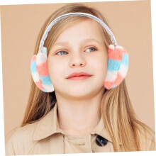 Amor Coração Earmuffs peluche inverno aquecedores orelha reutilizável menina tampa orelha suprimento macio para o tempo frio ao ar livre