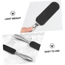 Strumento esfoliante per piedi a doppia faccia in acciaio inossidabile per la rimozione dei calli, modelli assortiti.