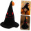 Schwarzer Hexenhut mit breiter Krempe – bequemes Halloween-Accessoire 8
