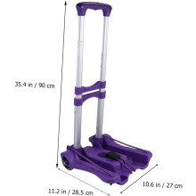 Faltbarer Trolley aus Aluminiumlegierung, leichter Handwagen