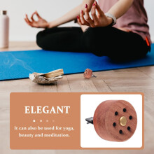 Diffusore di incenso da tavolo, per aromaterapia in auto, ornamento in legno profumato, diffusore di oli essenziali