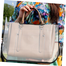 Transparente Regenhülle für Damenhandtaschen, leichter, tragbarer Regenmantel