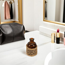 Tom Reed Diffuser Flaske Glass Sylinder Aromaterapi Krukke Gjenfyllbar Duftbeholder Essensiell