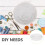 Knitted Elastic Band 2Cm White Stretch Strap with Non-Slip Glue Coating, High Elastic Cuff Strap 4