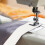Knitted Elastic Band 2Cm White Stretch Strap with Non-Slip Glue Coating, High Elastic Cuff Strap 6