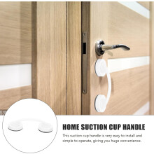 Maniglia a ventosa per la casa, barra di supporto in plastica con ventosa, facile da installare e semplice da usare, in materiale ABS e PVC.