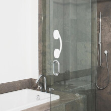 Home Suction Cup Handle Plastic Suction Grab Bar Easy to Install Simple to Operate Abs PVC Material