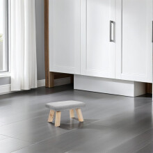 Fußhocker aus Massivholz, Schreibtisch-Fußstütze für Erwachsene, rutschfester Fußhocker