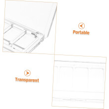 Leere Lidschattenpalette mit sechs Fächern, Make-up-Organizer, Kosmetikaufbewahrungsbox