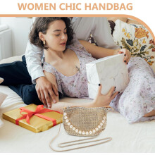Niedliche Handtaschen, einzigartige Clutch-Geldbörsen für Damen, elegante perlenverzierte Handtasche
