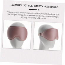 Memory Foam Eye Mask for Sleeping Portable Lightproof Sleep Blindfold for Travel Office Household Use Pink