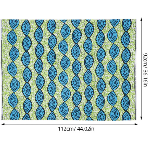 African Print Fabric Double-Sided Polyester Cloth Quilting Squares DIY Sewing Fabric Bundle 1