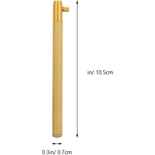 Sticknadel-Set mit Holzgriff und 3 austauschbaren Spitzen 1