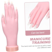 Nail Art Hand Model Simulated Nail Art Hand Women Manicure Practice Tool