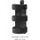 Adjustable Fire Extinguisher Bracket Carrying Strap Wear-Resistant Nylon Pu Material Unhindered Shape Black 2