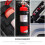 Adjustable Fire Extinguisher Bracket Carrying Strap Wear-Resistant Nylon Pu Material Unhindered Shape Black 4
