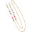 Metallkjede for brille, for beskyttelsesbriller, solid metallmateriale 2