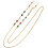 Metallkjede for brille, for beskyttelsesbriller, solid metallmateriale 5