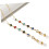 Metallkjede for brille, for beskyttelsesbriller, solid metallmateriale 8
