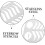 Eyebrow Stencil Eyebrow Drawing Mold Stainless Steel Sturdy Practice Template Shaping Tool 3
