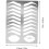 Eyebrow Stencil Eyebrow Drawing Mold Stainless Steel Sturdy Practice Template Shaping Tool 5