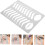 Eyebrow Stencil Eyebrow Drawing Mold Stainless Steel Sturdy Practice Template Shaping Tool 7