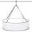 Faltbarer Wäschekorb/Pullovertrockner, weiß, 61 cm, Polyester-Netzgewebe, offenmaschig 8