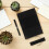 Fabric Book Cover Black Protective Sleeve Washable Cloth Material for Diary and Notebook 5
