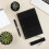 Fabric Book Cover Black Protective Sleeve Washable Cloth Material for Diary and Notebook 6