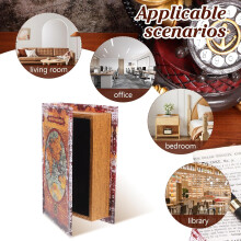 Geheimfach-Attrappe im Vintage-Stil mit Buchaufbewahrungsbox aus MDF-Plattenmaterial