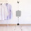 Foldable Clothes Steamer Rack for Garments with Adjustable Height 90-160cm 6
