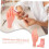 Manicure Training Tool 2pcs Fake Left Hand and Foot Models Bendable Nail Art Practice Hands 6