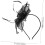 Fascinator Headband Elegant Mesh Flower Feathered Design 2