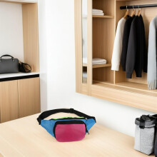 Gepolsterte Hüfttasche für Outdoor-Wanderungen, leichtes, verstellbares Design aus Oxford-Gewebe