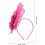 Cappello fascinator da donna, elegante copricapo con rete 2