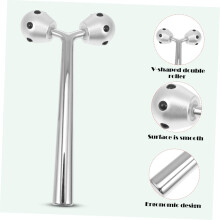 3d Facial Massage Roller Manual Face Massager Skin Firming Roller Handheld Lightweight Aluminum